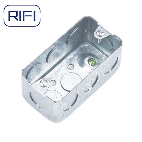 4 x 4 x 2 junction box|duplex receptacle outlet box.